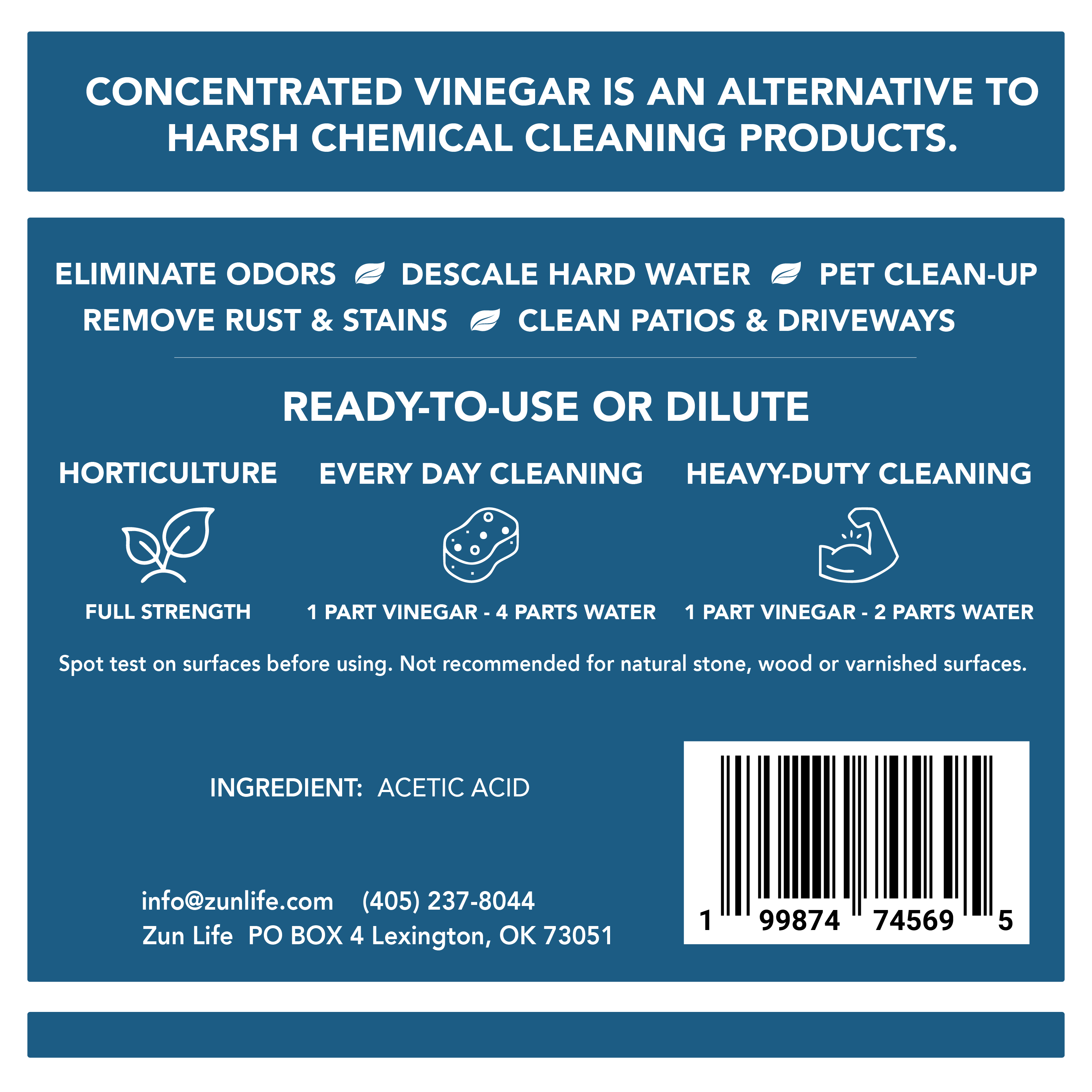 20% VINEGAR